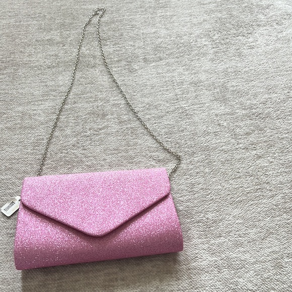 Pink glitter handbag - Picture 4 of 4